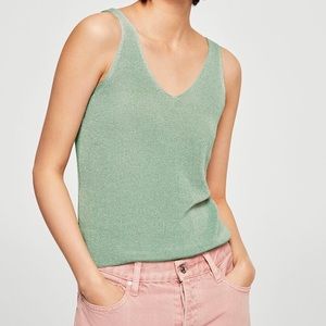 Mango Knit Tank Top